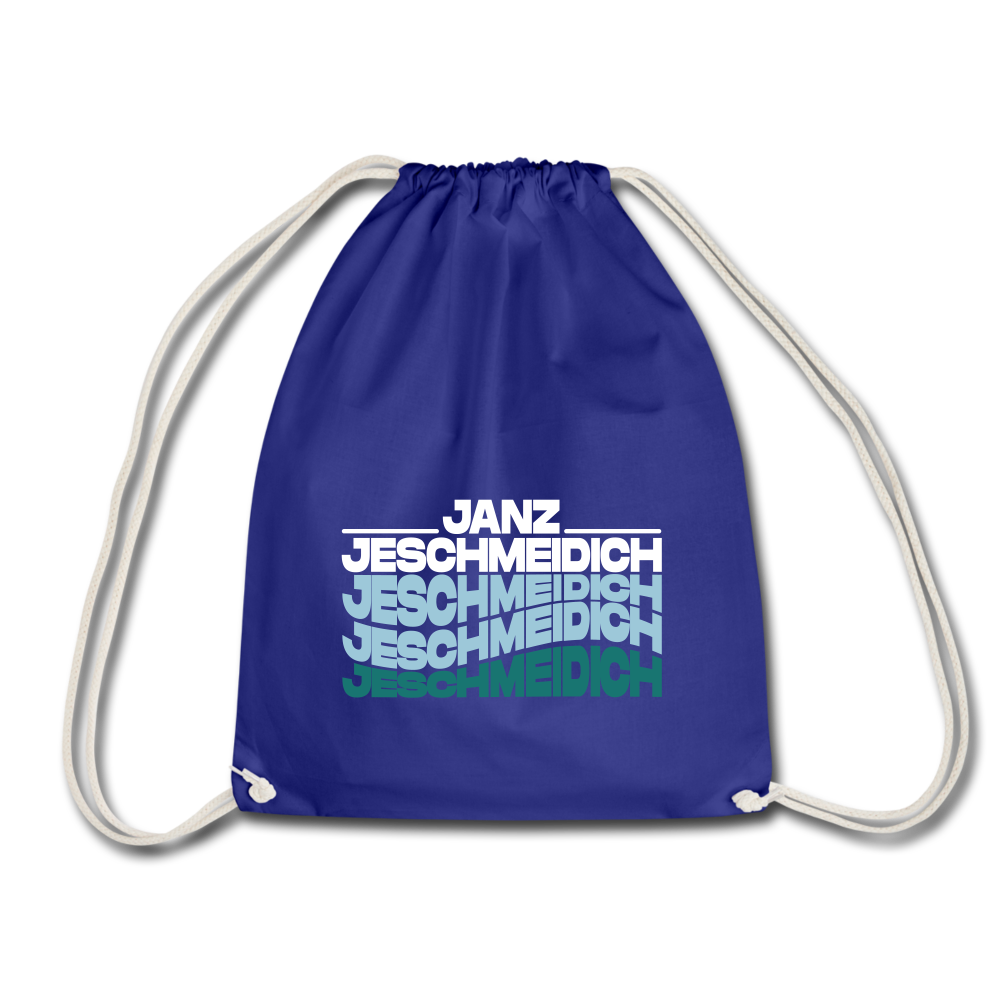 Janz Jeschmeidich - Turnbeutel - Königsblau