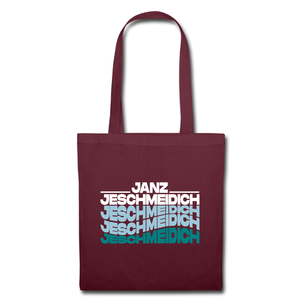 Janz Jeschmeidich - Stoffbeutel - Burgunderrot