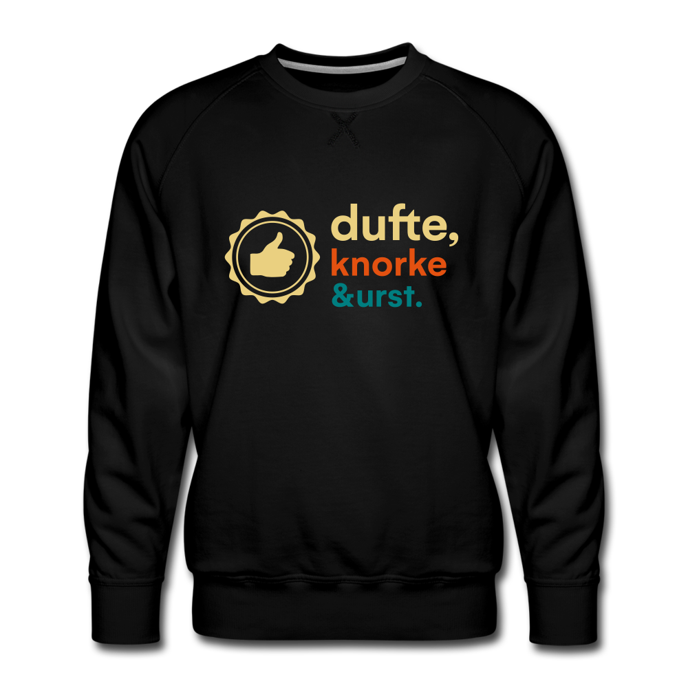 Dufte, Knorke, Urst - Männer Premium Sweatshirt - Schwarz