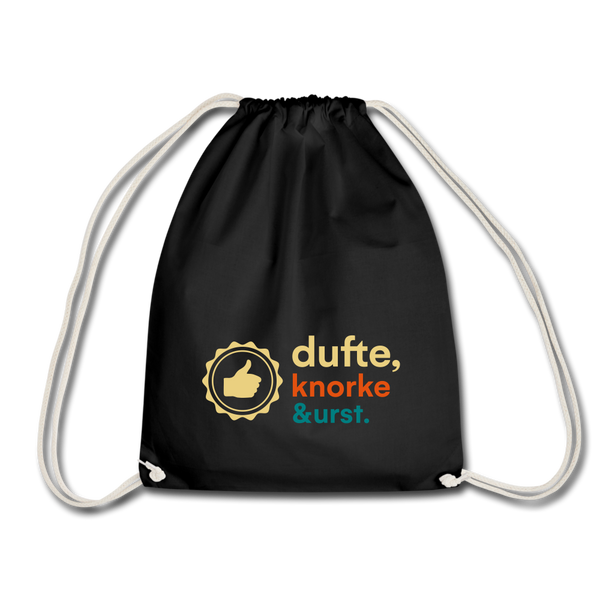 Dufte, Knorke, Urst - Turnbeutel - Schwarz