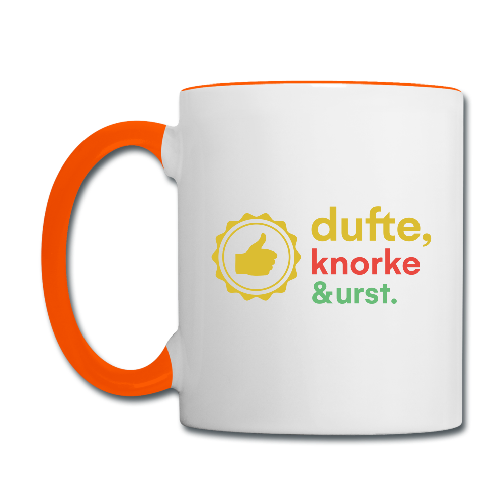 Dufte, Knorke, Urst - Tasse zweifarbig