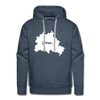 Heimat Berlin - Männer Premium Hoodie - Jeansblau