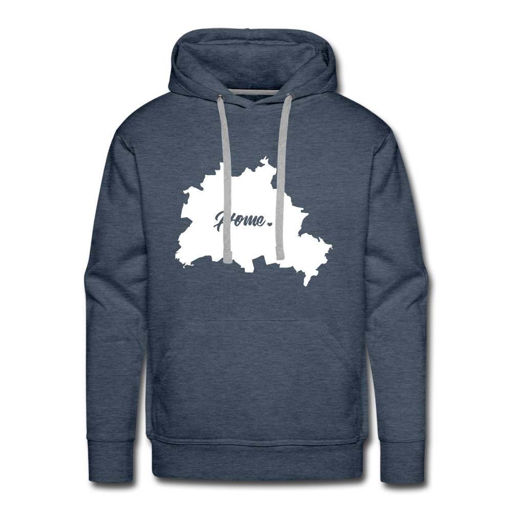 Heimat Berlin - Männer Premium Hoodie - Jeansblau