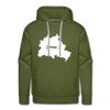 Heimat Berlin - Männer Premium Hoodie - Olivgrün
