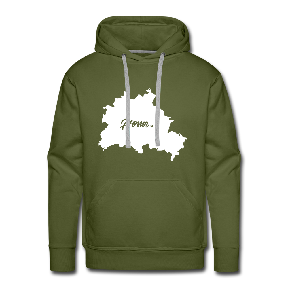 Heimat Berlin - Männer Premium Hoodie - Olivgrün