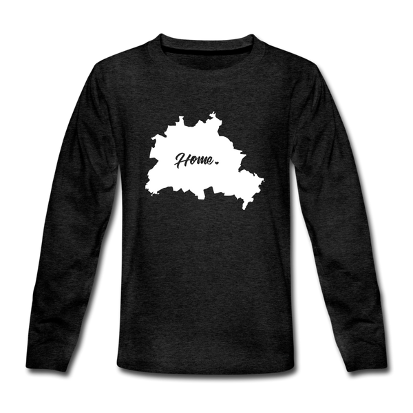 Heimat Berlin - Teenager Langarmshirt - Anthrazit