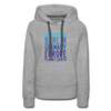 Prenzlberg - Planet Earth - Frauen Premium Hoodie - Grau meliert