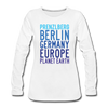 Prenzlberg - Planet Earth - Frauen Premium Langarmshirt - Weiß