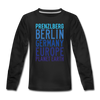Prenzlberg - Planet Earth - Teenager Langarmshirt - Schwarz