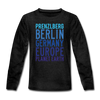 Prenzlberg - Planet Earth - Teenager Langarmshirt - Anthrazit