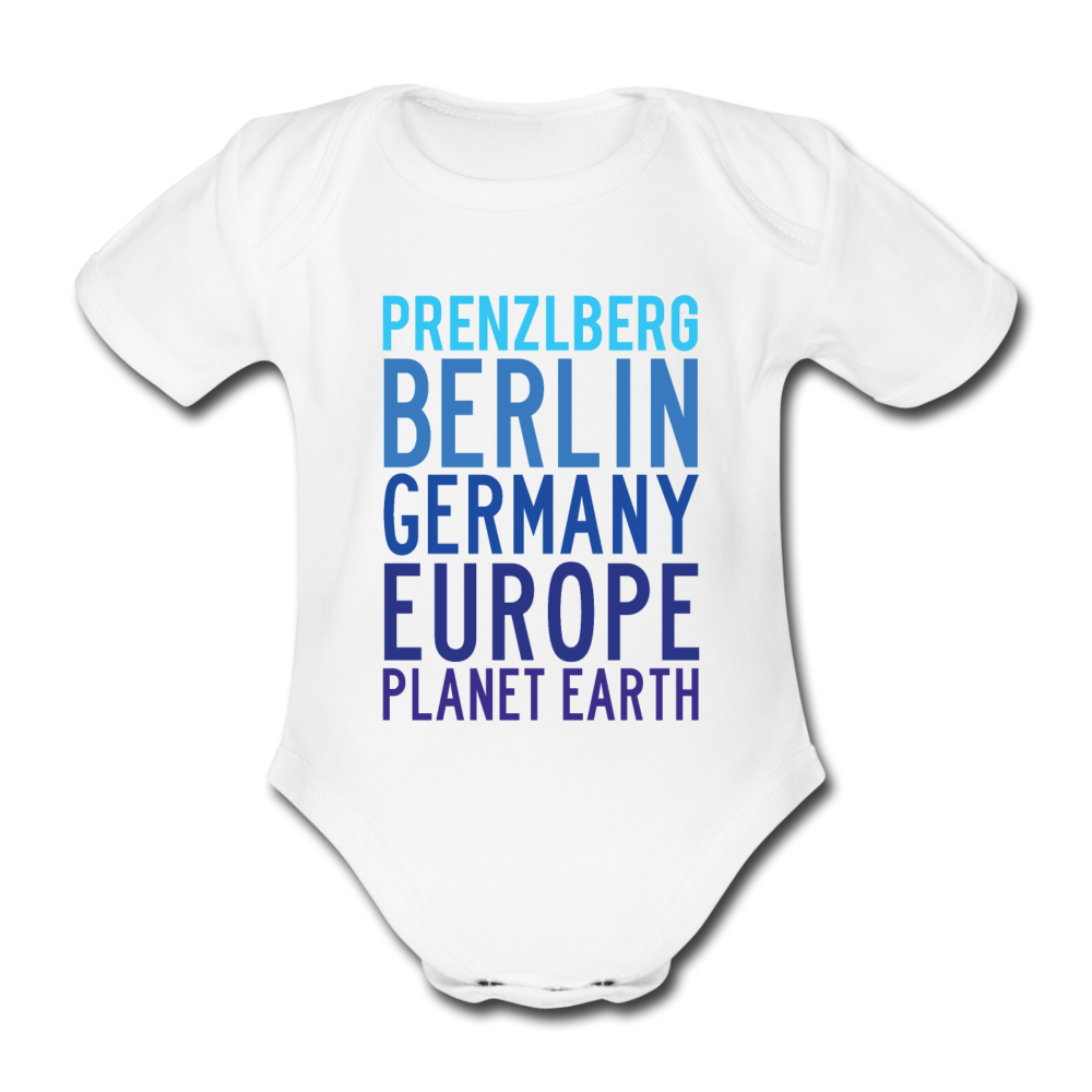 Prenzlberg - Planet Earth - Bio-Kurzarmbody - Weiß