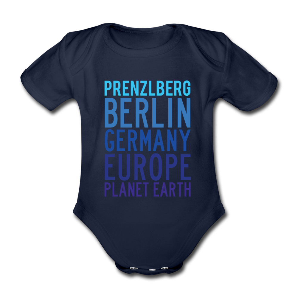 Prenzlberg - Planet Earth - Bio-Kurzarmbody - Dunkelnavy