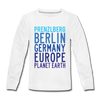 Prenzlberg - Planet Earth - Kinder Langarmshirt - Weiß