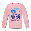 Prenzlberg - Planet Earth - Kinder Langarmshirt - Hellrosa