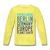 Prenzlberg - Planet Earth - Kinder Langarmshirt - Gelb