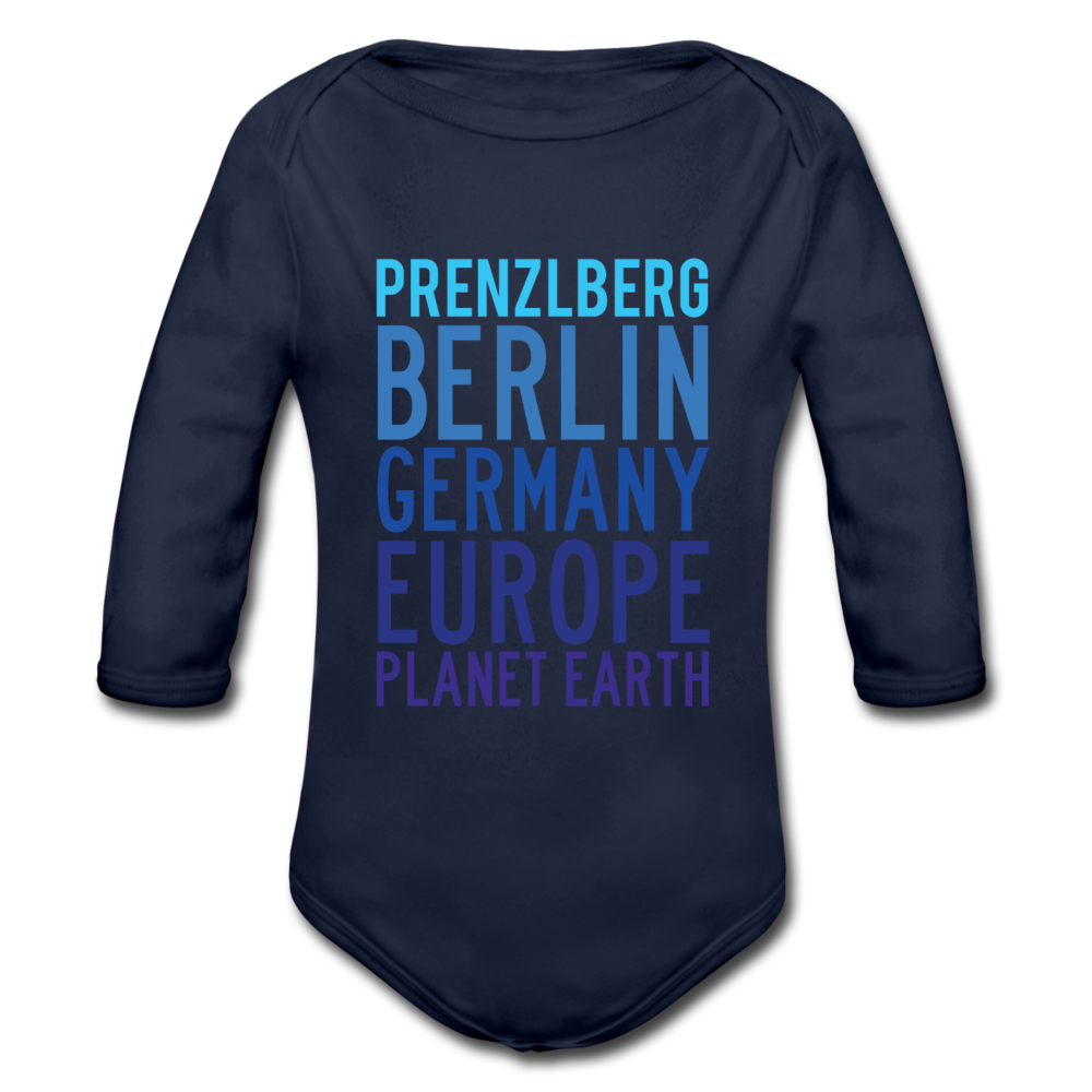 Prenzlberg - Planet Earth - Bio-Langarmbody - Dunkelnavy