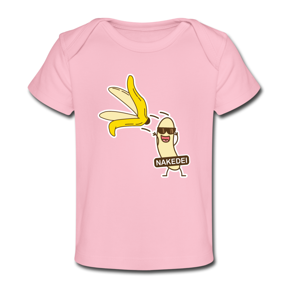 Nakedei - Baby Bio T-Shirt - Hellrosa