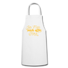 Jeh mah nich uffn Keks gelb - Kochschürze - Weiß