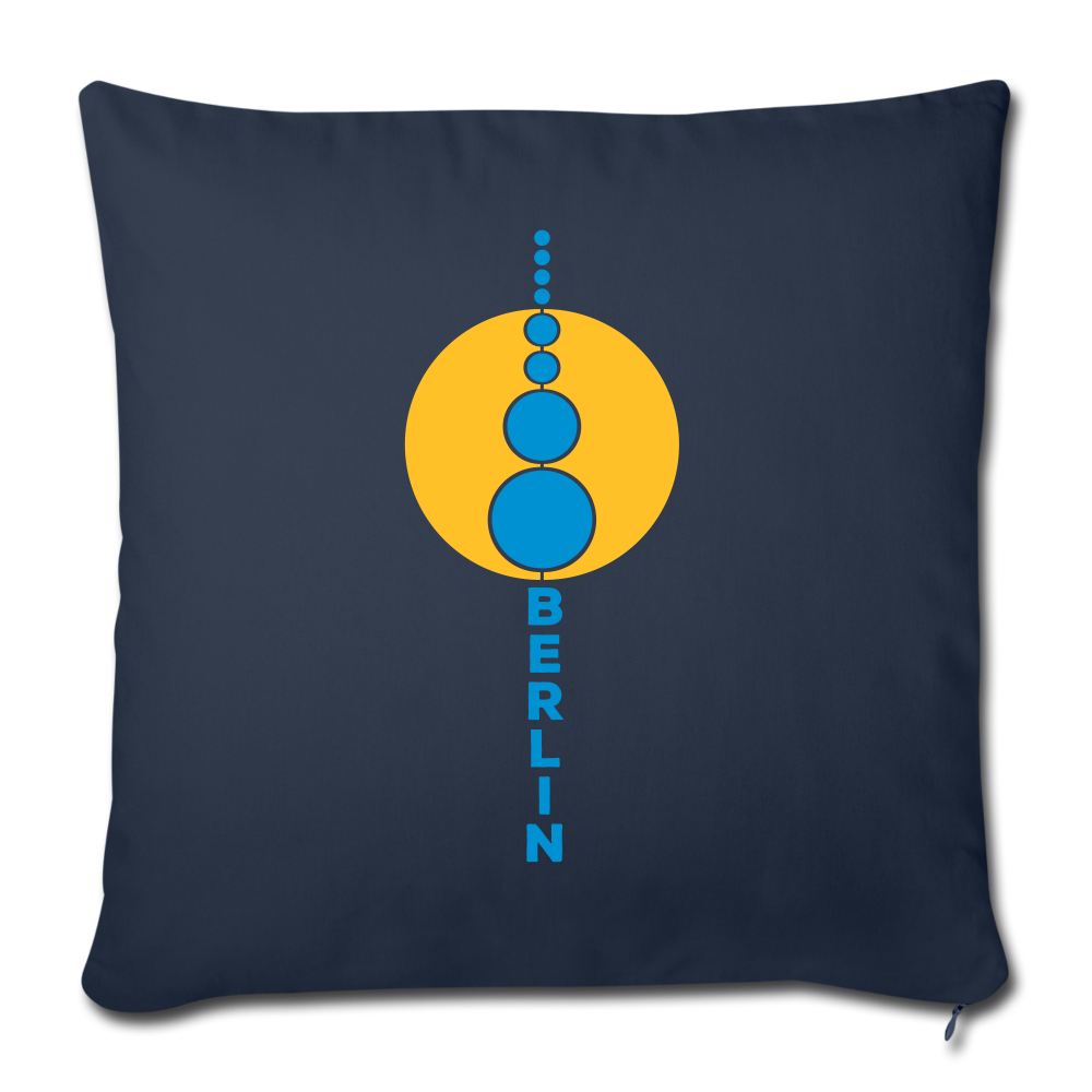 Kugelturm - Sofakissenbezug (45 x 45 cm) - Navy
