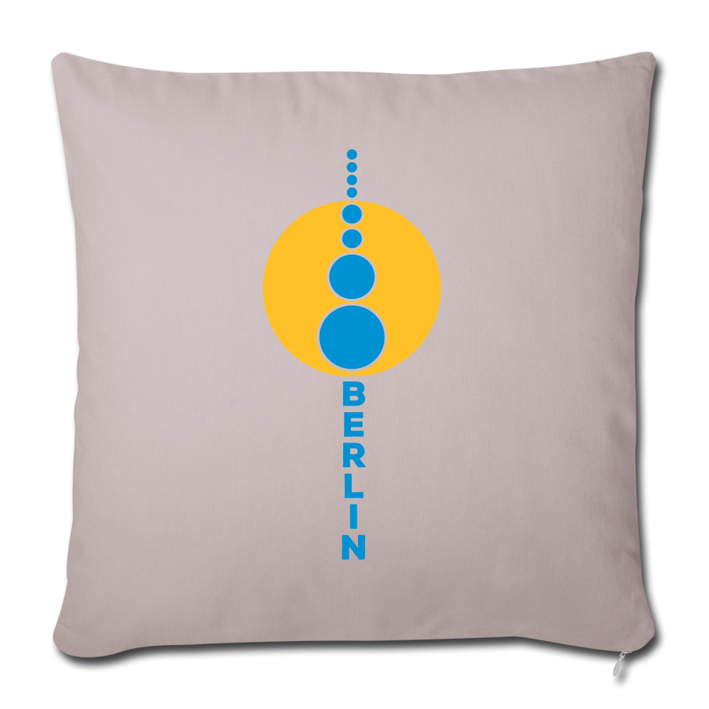 Kugelturm - Sofakissenbezug (45 x 45 cm) - helles Taupe