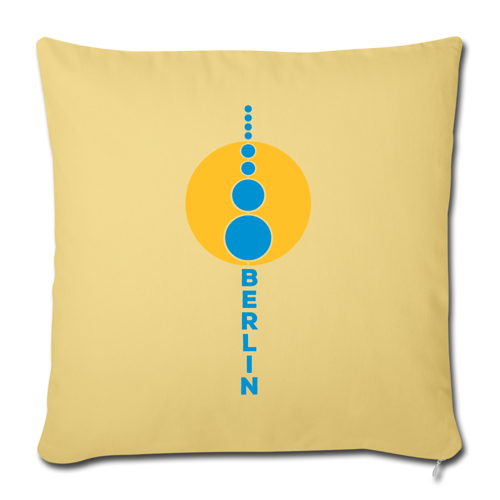 Kugelturm - Sofakissenbezug (45 x 45 cm) - Hellgelb
