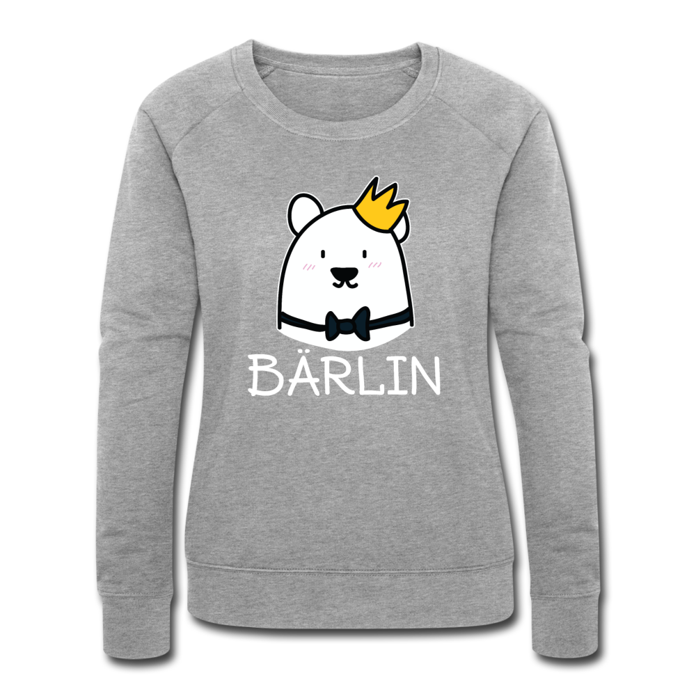 Bärlin - Frauen Bio Sweatshirt - Grau meliert
