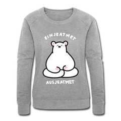 Einjeatmet - Frauen Bio Sweatshirt