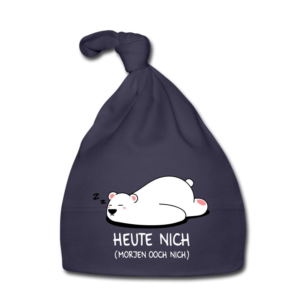 Heute nich! - Babymützen - Navy