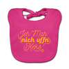 Jeh mah nich uffn Keks gelb - Lätzchen - Fuchsia