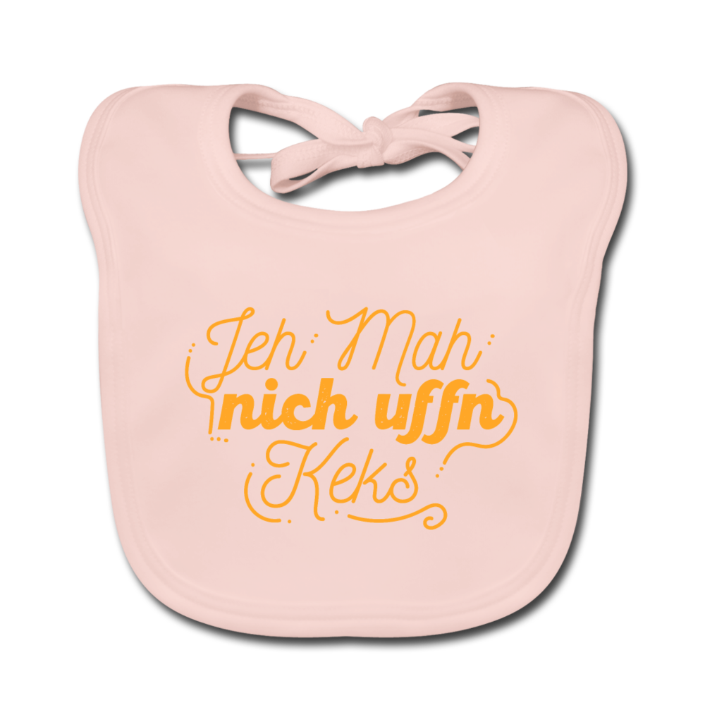 Jeh mah nich uffn Keks gelb - Lätzchen - Rose