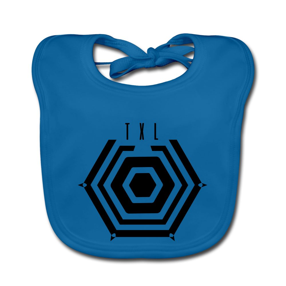 Tegel TXL Umrisse - Lätzchen - Pfauenblau