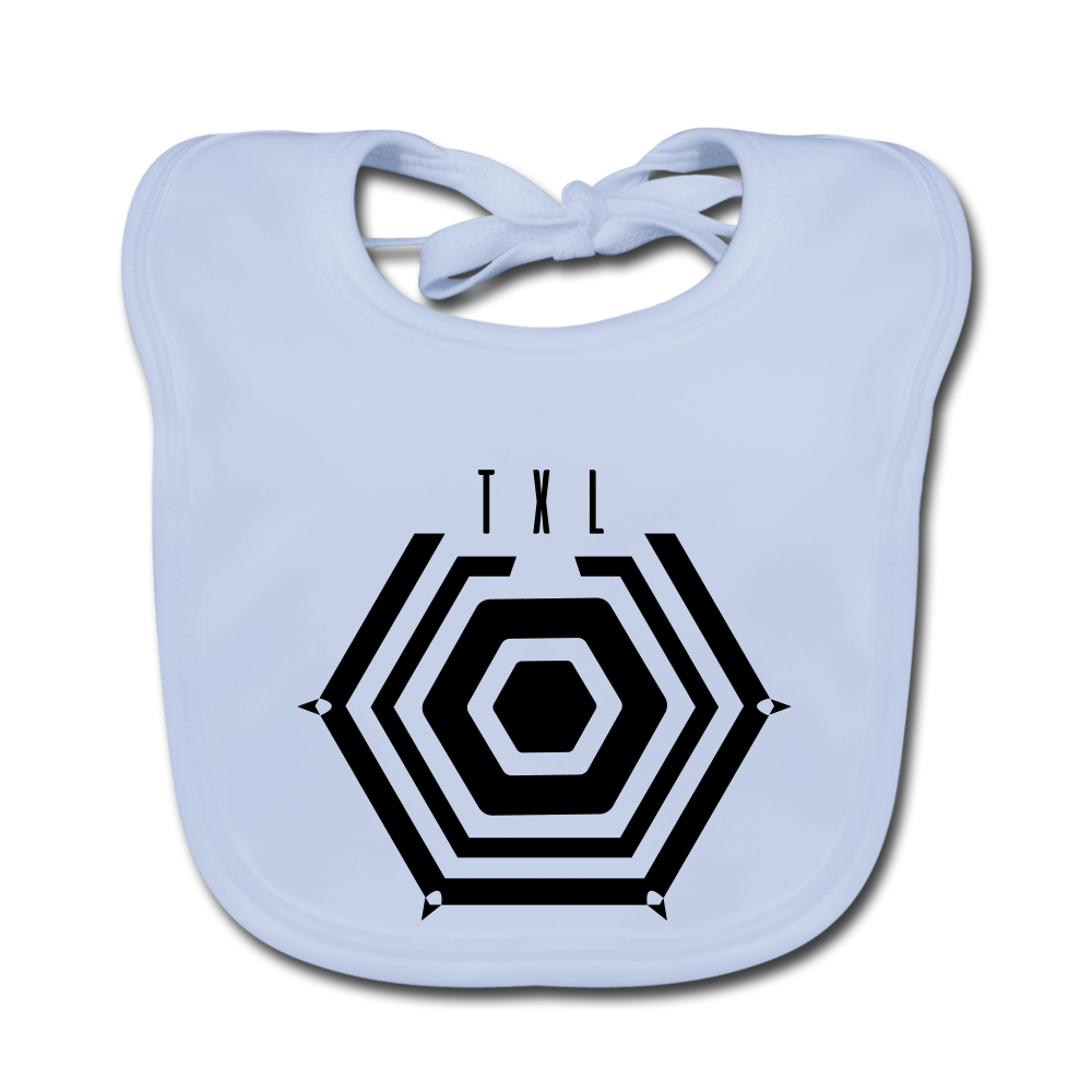 Tegel TXL Umrisse - Lätzchen - sky Blue