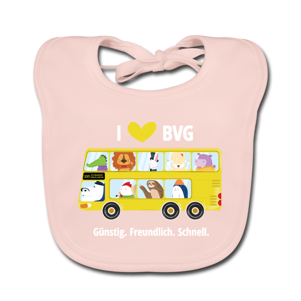 I love BVG - Lätzchen - Rose