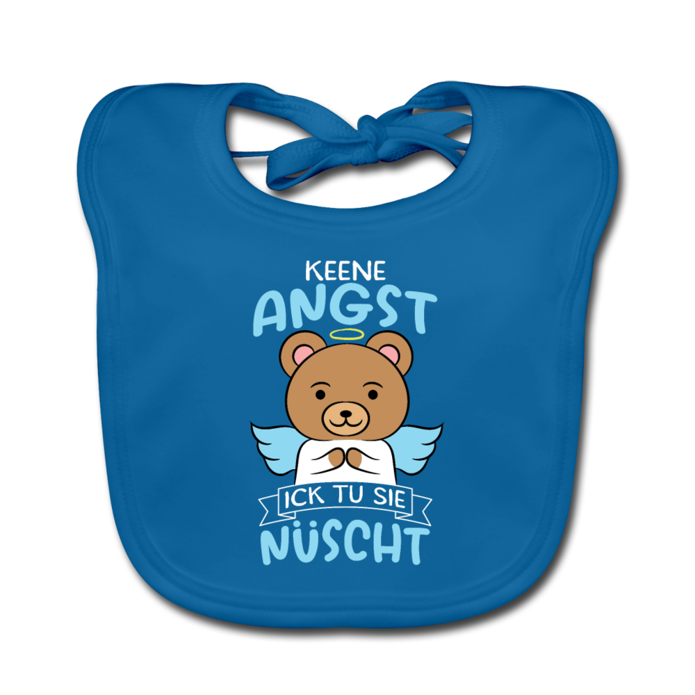 Keene Angst - Lätzchen - Pfauenblau