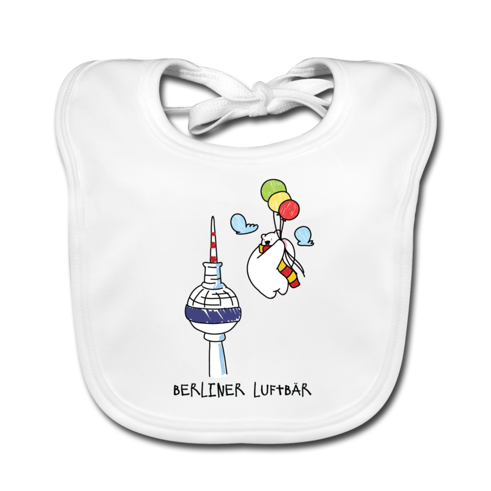 Berliner Luftbär - Lätzchen - Weiß