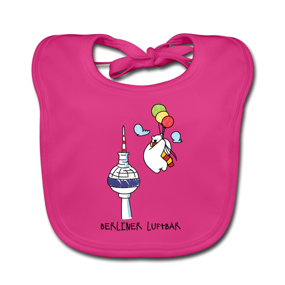 Berliner Luftbär - Lätzchen - Fuchsia