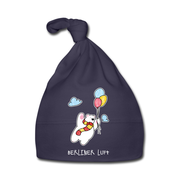 Der Bär fliegt - Babymützen - Navy