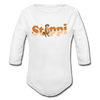 Stippi - Bio-Langarmbody - Weiß