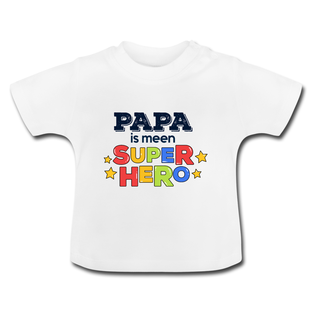 Super Hero - Baby T-Shirt - Weiß