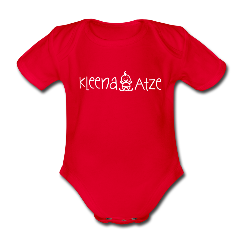 Kleena Atze - Bio-Kurzarmbody - Rot