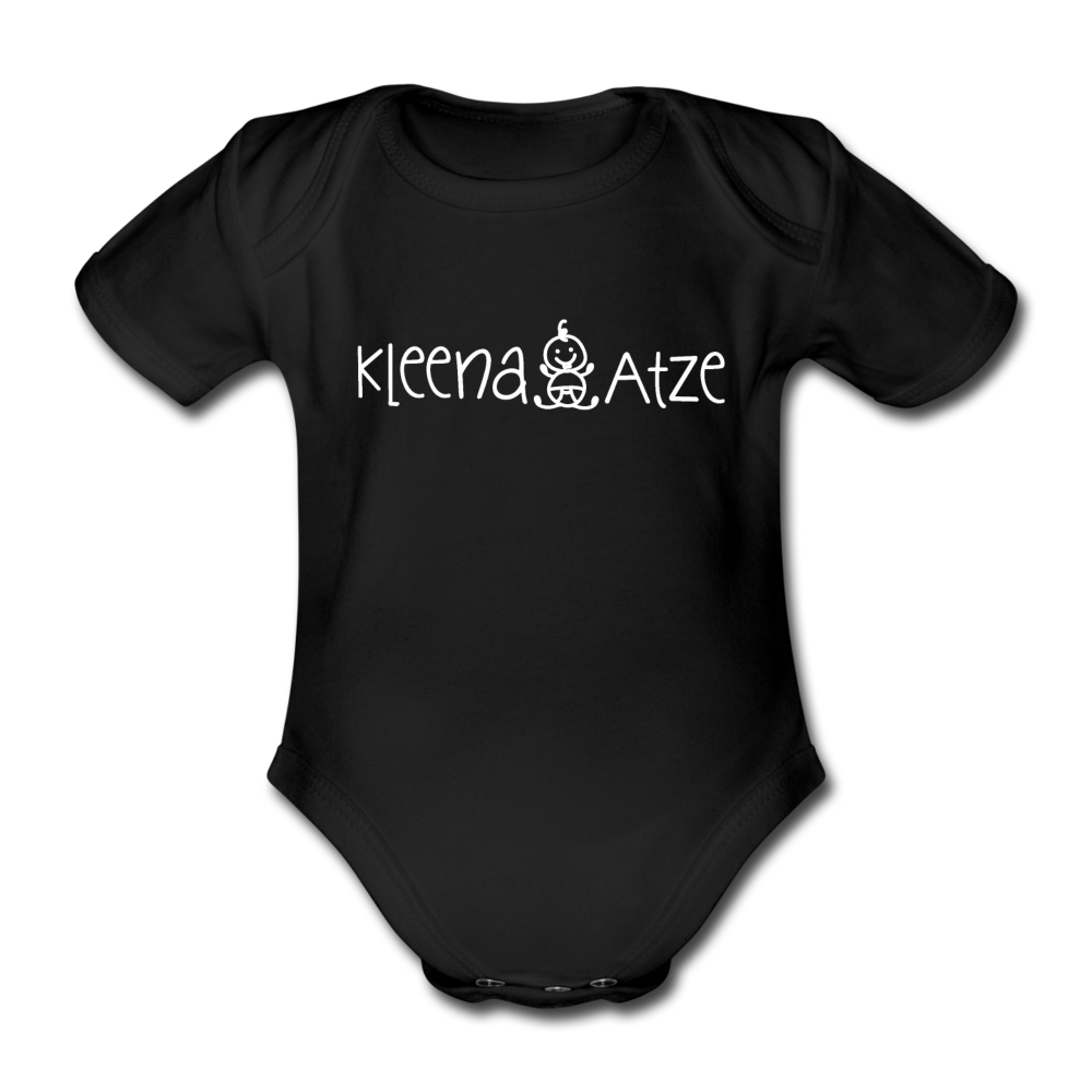 Kleena Atze - Bio-Kurzarmbody - Schwarz