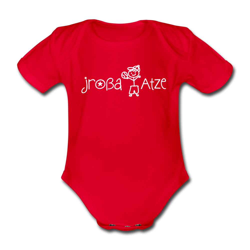 Jroßa atze - Bio-Kurzarmbody - Rot