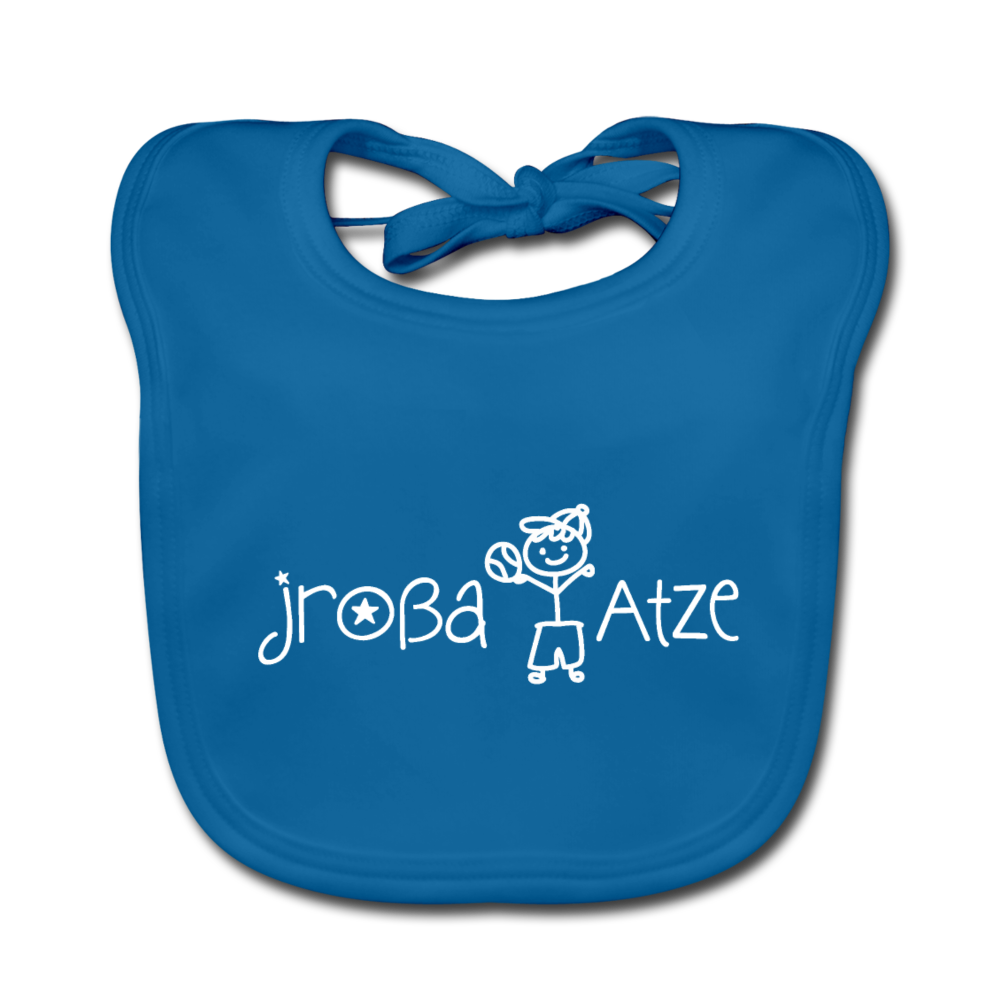 Jroßa atze - Lätzchen - Pfauenblau