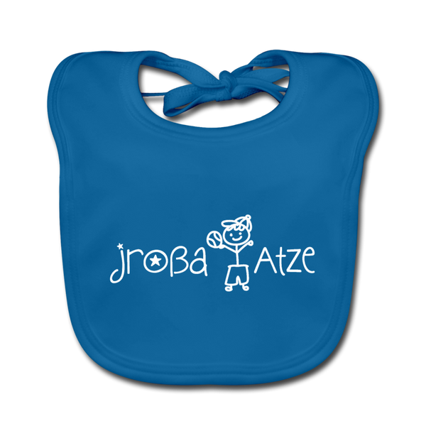 Jroßa atze - Lätzchen - Pfauenblau