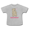 Marzipanien - Baby T-Shirt - Grau meliert