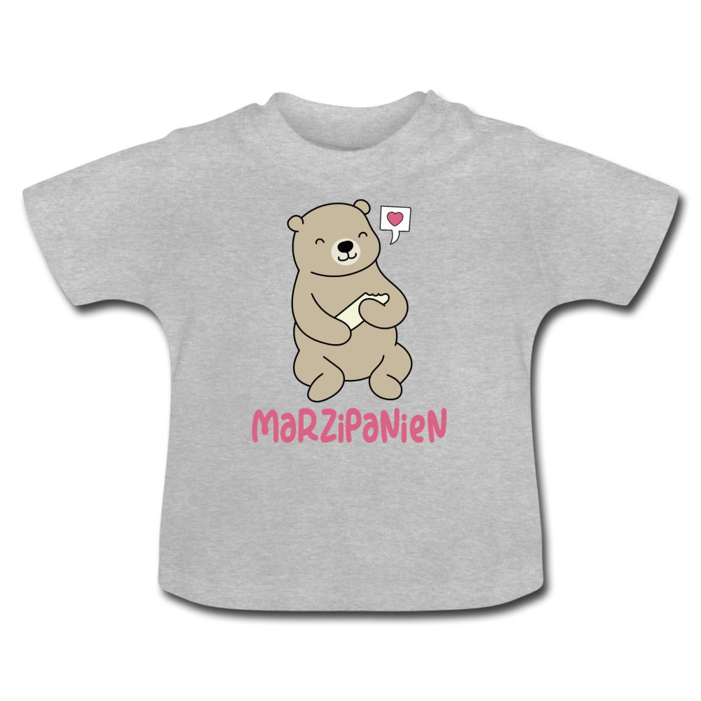 Marzipanien - Baby T-Shirt - Grau meliert
