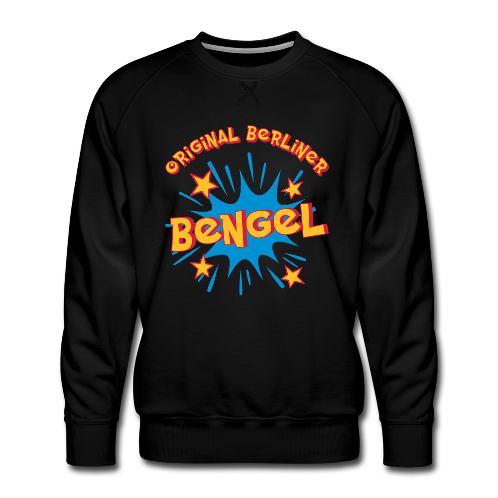 Berliner Bengel - Männer Premium Sweatshirt - Schwarz