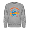 Berliner Bengel - Männer Premium Sweatshirt - Grau meliert