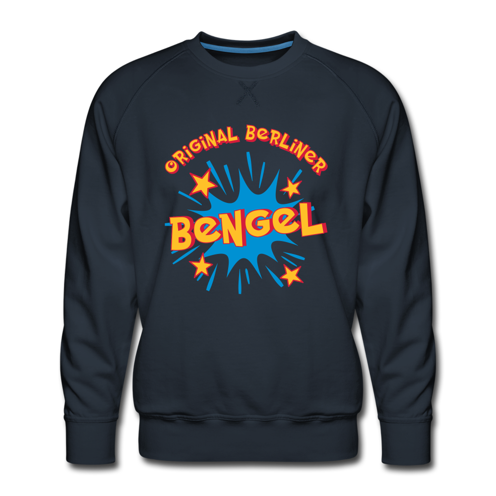 Berliner Bengel - Männer Premium Sweatshirt - Navy