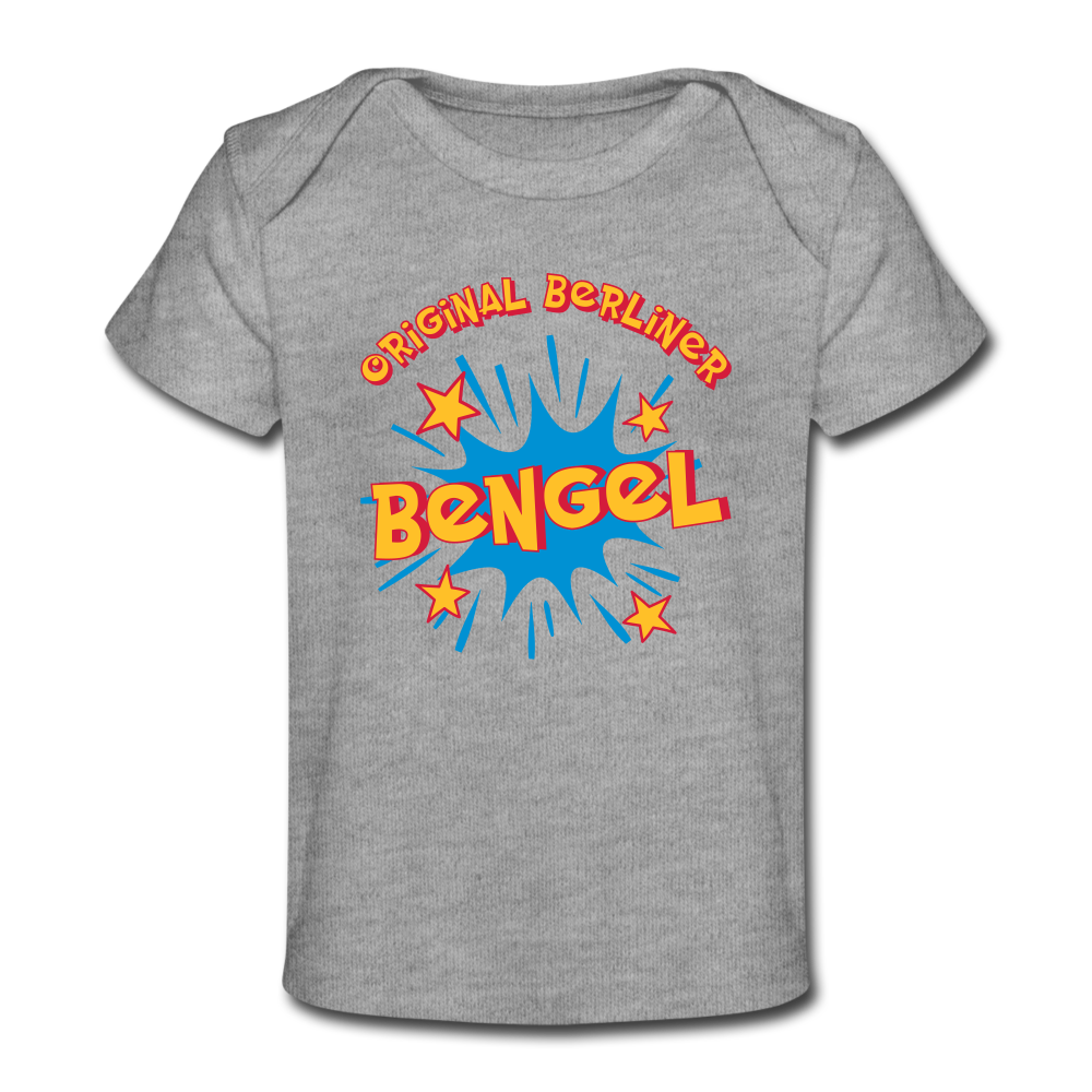 Berliner Bengel - Baby Bio T-Shirt - Grau meliert